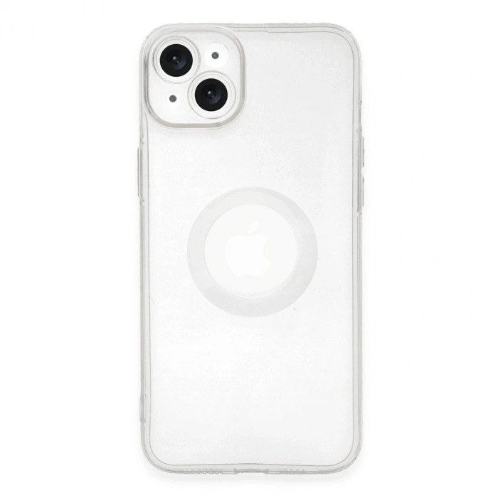 MARSİLYAN™- Apple İphone 14 Plus Kılıf Santa Lens Silikon - Şeffaf