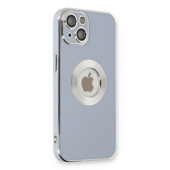 MARSİLYAN™- Apple İphone 14 Plus Kılıf Store Silikon - Sierra Blue