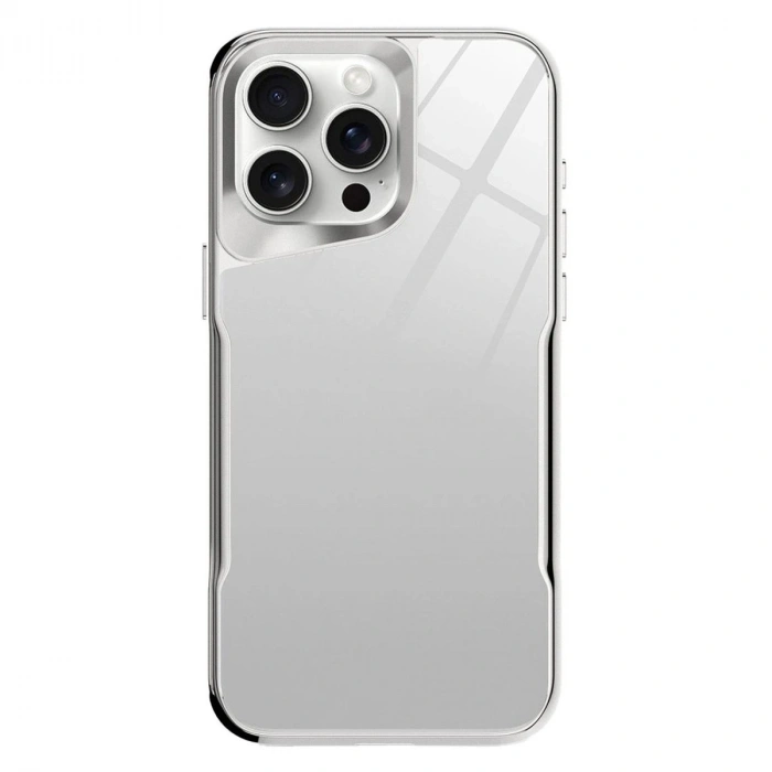 MARSİLYAN™-  Apple İphone 14 Pro Craft Kapak - Gümüş