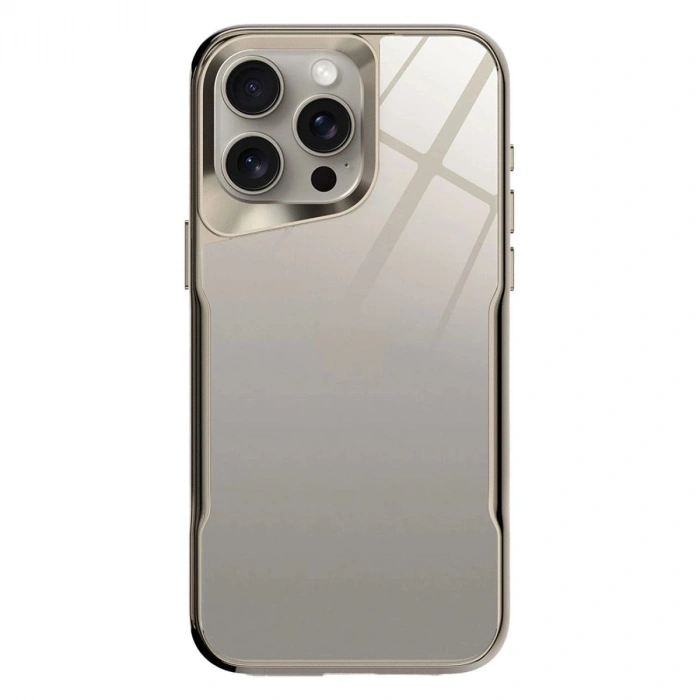 MARSİLYAN™-  Apple İphone 14 Pro Craft Kapak - Titan Gri
