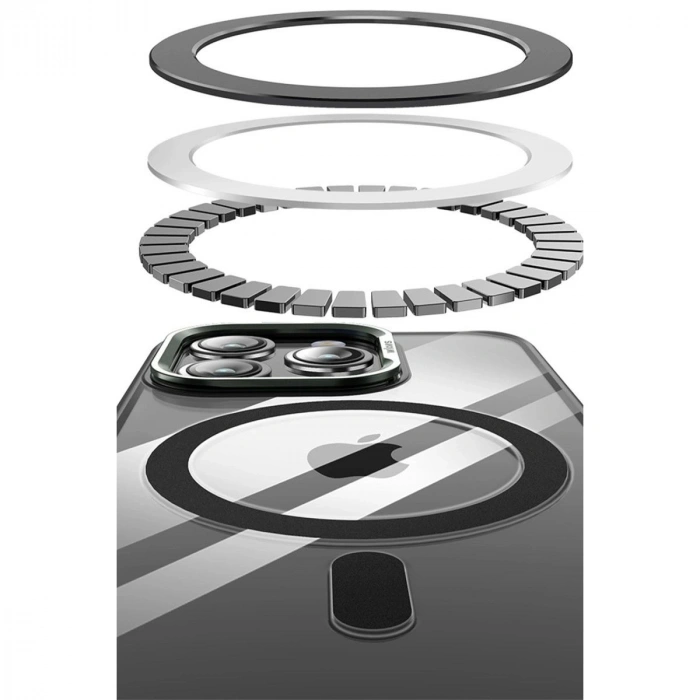 MARSİLYAN™-  Apple İphone 14 Pro Drop Magsafe Kapak - Derin Mor