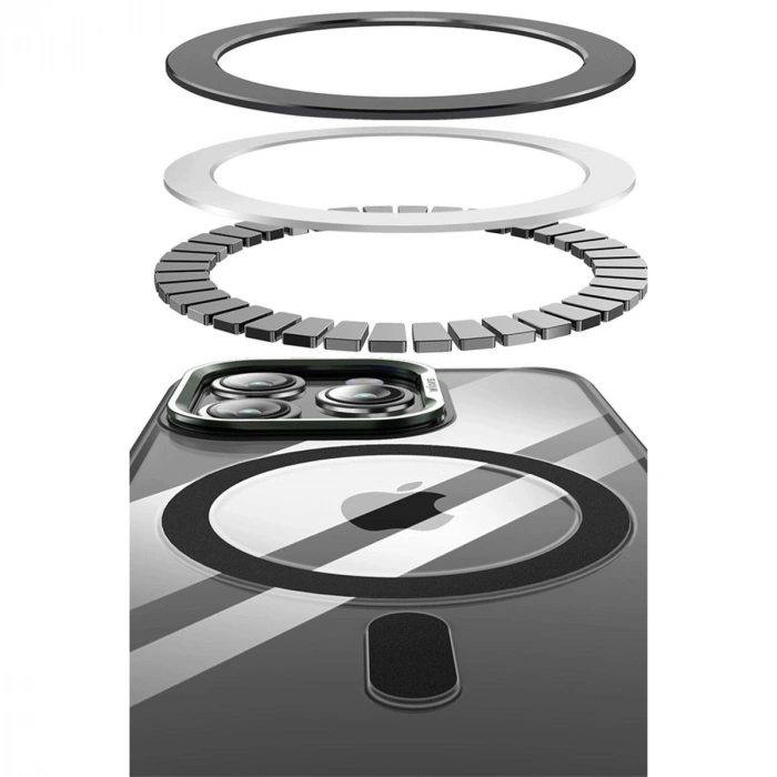 MARSİLYAN™-  Apple İphone 14 Pro Drop Magsafe Kapak - Titan Gri