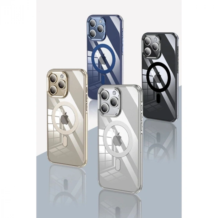 MARSİLYAN™-  Apple İphone 14 Pro Drop Magsafe Kapak - Titan Gri