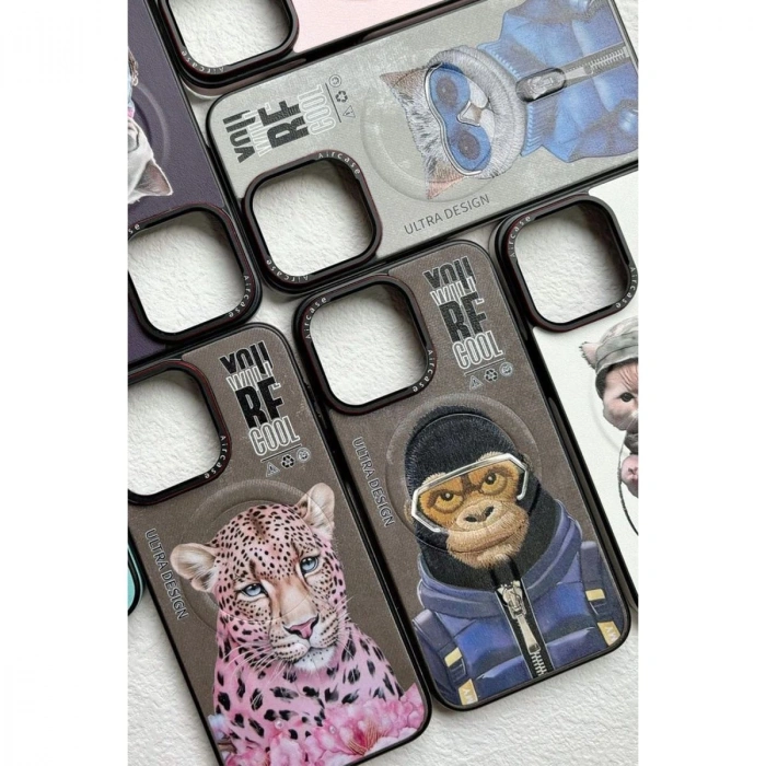 MARSİLYAN™-  Apple İphone 14 Pro Fun Magsafe Kapak - Turkuaz