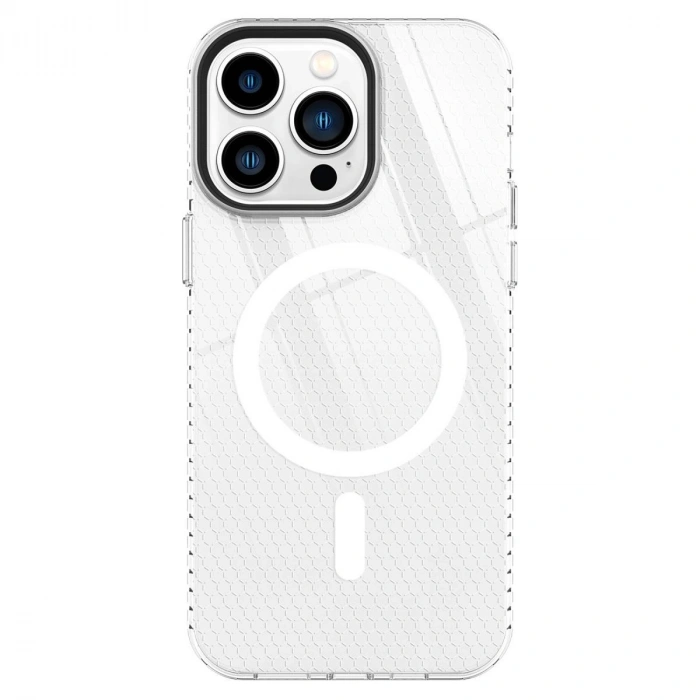 MARSİLYAN™- Apple İphone 14 Pro Kılıf Beta Magneticsafe Silikon - Şeffaf