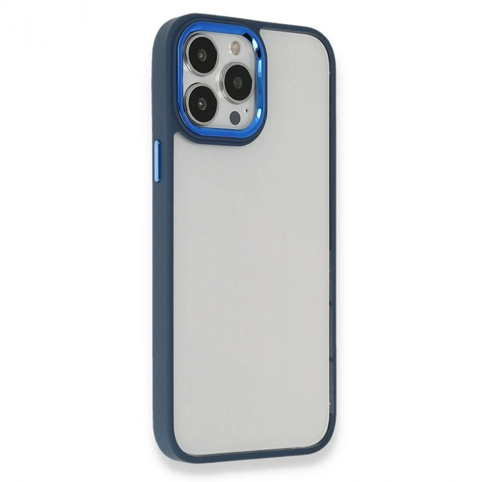 MARSİLYAN™- Apple İphone 14 Pro Kılıf Dora Kapak - Mavi