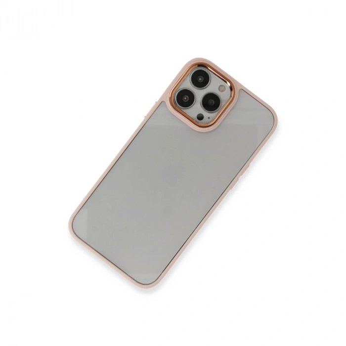 MARSİLYAN™- Apple İphone 14 Pro Kılıf Dora Kapak - Pudra