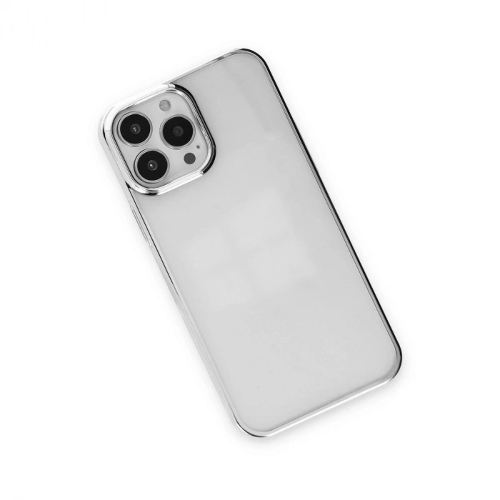 MARSİLYAN™- Apple İphone 14 Pro Kılıf Element Silikon - Gümüş