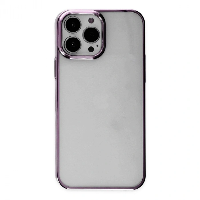 MARSİLYAN™- Apple İphone 14 Pro Kılıf Element Silikon - Lila