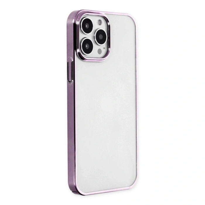 MARSİLYAN™- Apple İphone 14 Pro Kılıf Element Silikon - Lila