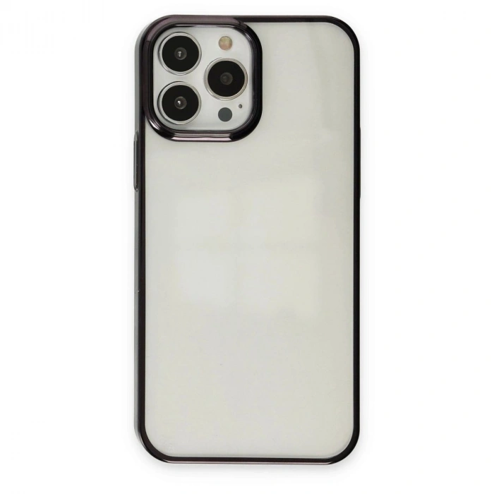 MARSİLYAN™- Apple İphone 14 Pro Kılıf Element Silikon - Siyah