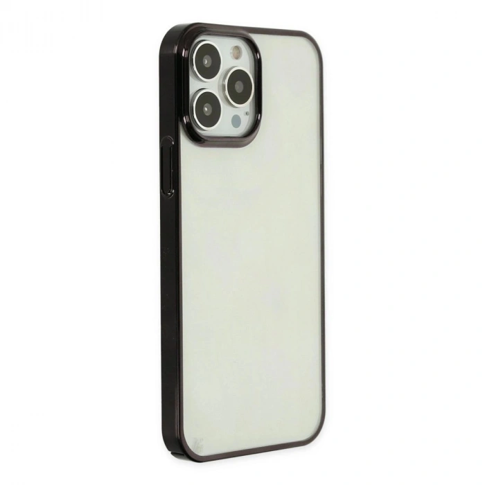 MARSİLYAN™- Apple İphone 14 Pro Kılıf Element Silikon - Siyah