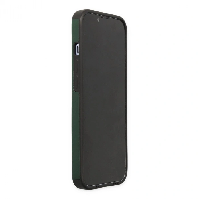 MARSİLYAN™- Apple İphone 14 Pro Kılıf Mega Standlı Silikon - Yeşil