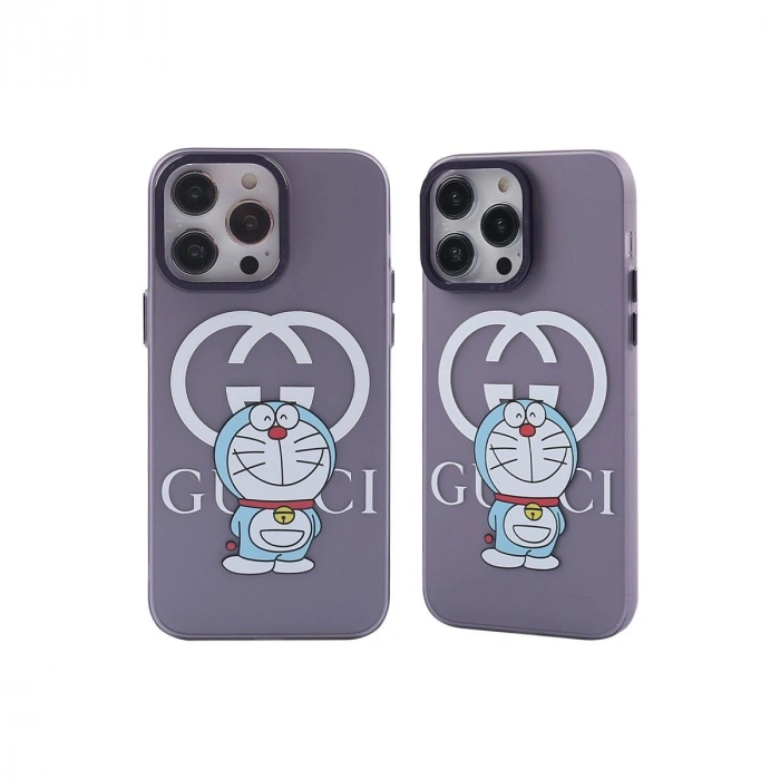 MARSİLYAN™- Apple İphone 14 Pro Kılıf Prada Desenli Kapak - Prada Mor - 3