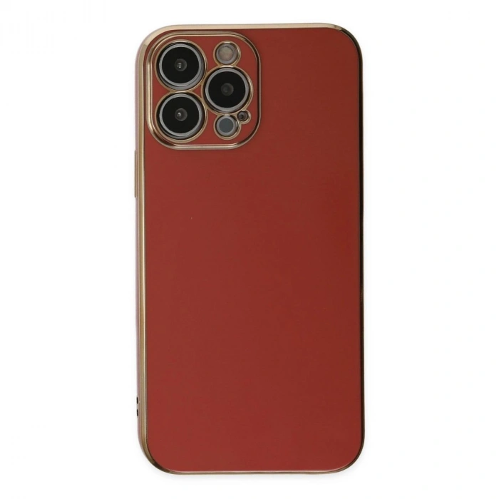MARSİLYAN™- Apple İphone 14 Pro Kılıf Volet Silikon - Kırmızı