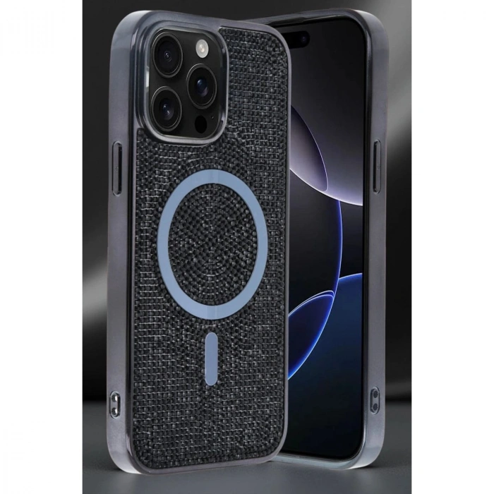 MARSİLYAN™-  Apple İphone 14 Pro Max Helen Magsafe Kapak - Derin Mor