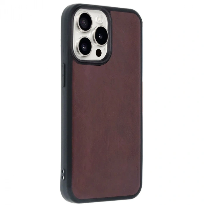 MARSİLYAN™- Apple İphone 14 Pro Max Kılıf Aras Deri Kapak - Bordo