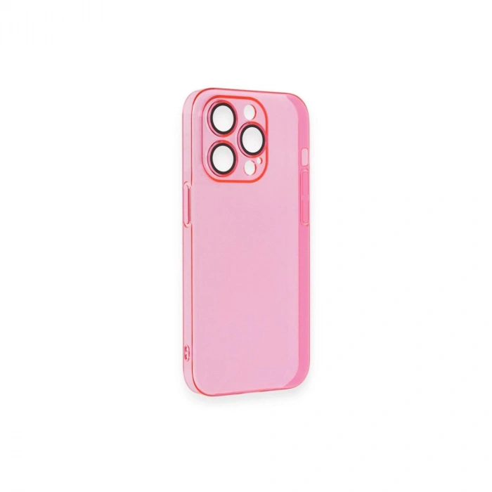 MARSİLYAN™- Apple İphone 14 Pro Max Kılıf Armada Lensli Kapak - Pembe