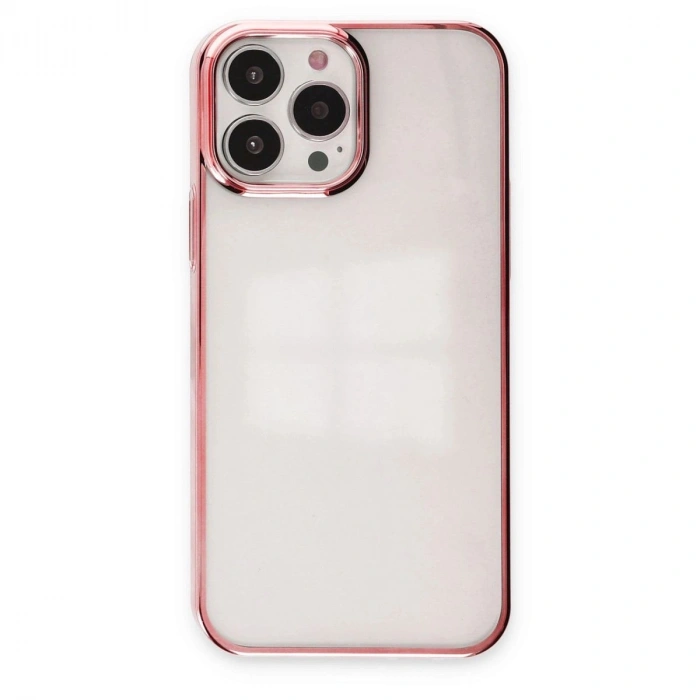 MARSİLYAN™- Apple İphone 14 Pro Max Kılıf Element Silikon - Pembe