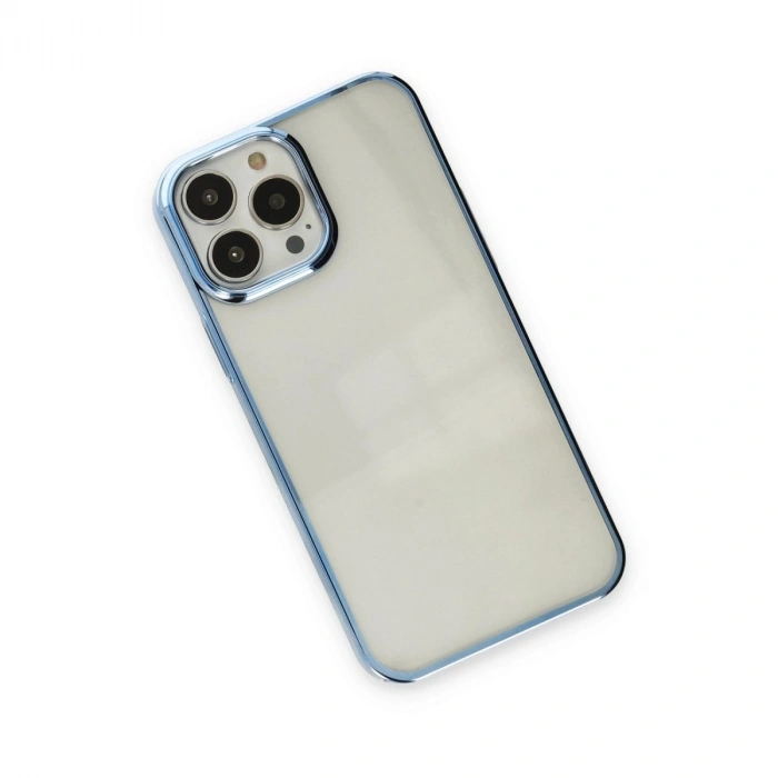 MARSİLYAN™-  Apple İphone 14 Pro Max Kılıf Element Silikon - Sky Blue
