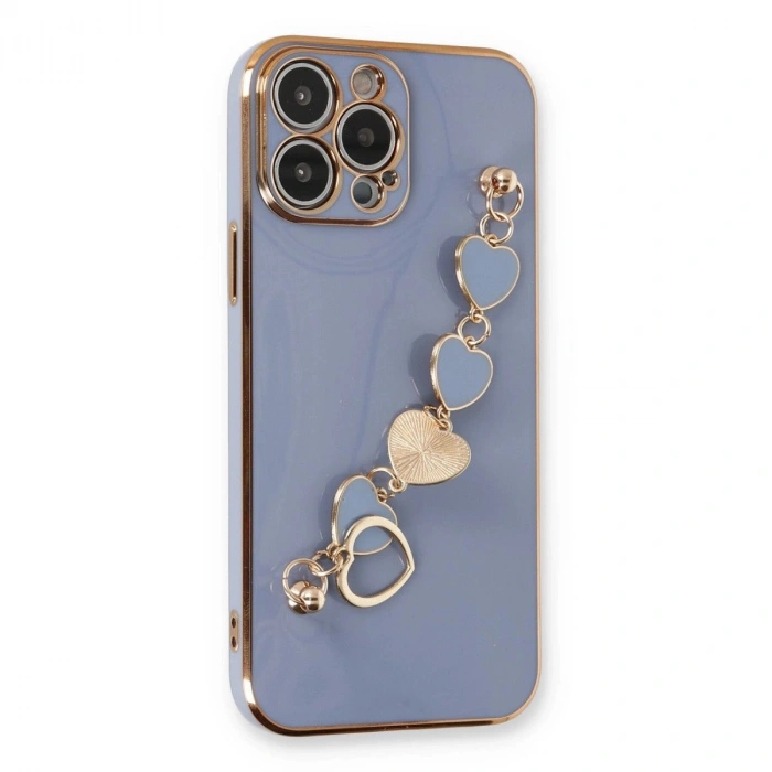 MARSİLYAN™- Apple İphone 14 Pro Max Kılıf Esila Silikon - Gri