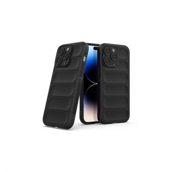 MARSİLYAN™- Apple İphone 14 Pro Max Kılıf Optimum Silikon - Siyah