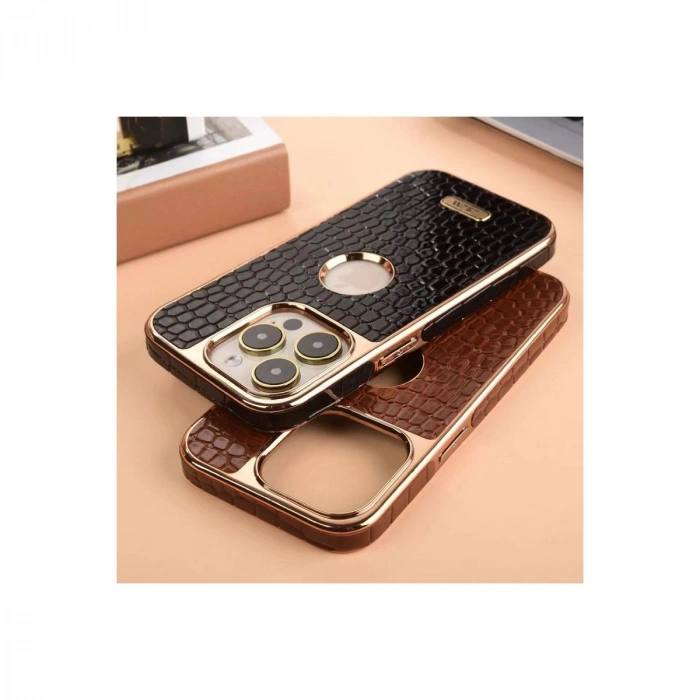 MARSİLYAN™-  Apple İphone 14 Pro Max Kılıf Snake Kapak - Siyah