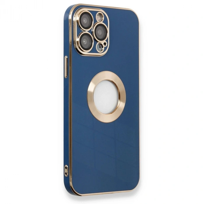 MARSİLYAN™- Apple İphone 14 Pro Max Kılıf Store Silikon - Mavi