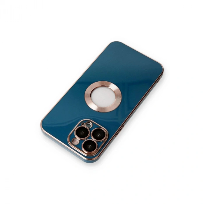 MARSİLYAN™- Apple İphone 14 Pro Max Kılıf Store Silikon - Mavi