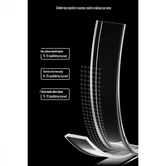 MARSİLYAN™- Apple İphone 14 Pro Max Kılıf Tron Şeffaf Magsafe Kapak - Mavi
