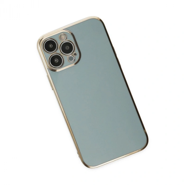 MARSİLYAN™- Apple İphone 14 Pro Max Kılıf Volet Silikon - Açık Yeşil