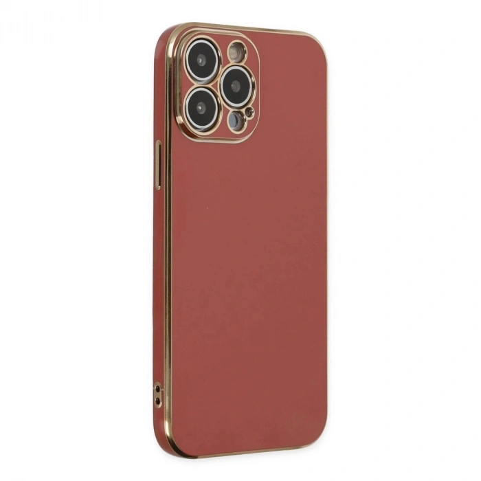 MARSİLYAN™- Apple İphone 14 Pro Max Kılıf Volet Silikon - Kırmızı