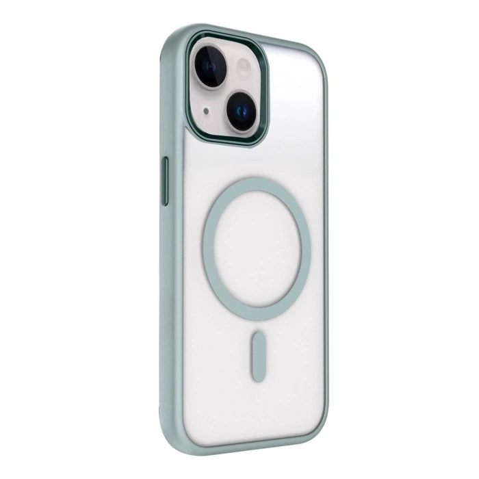 MARSİLYAN™-  Apple İphone 14 Terea Magsafe Kapak - Gri