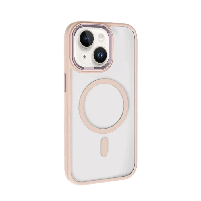 MARSİLYAN™-  Apple İphone 14 Terea Magsafe Kapak - Pembe