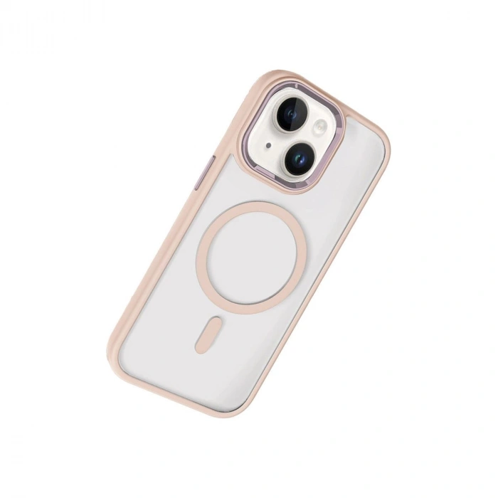 MARSİLYAN™-  Apple İphone 14 Terea Magsafe Kapak - Pembe