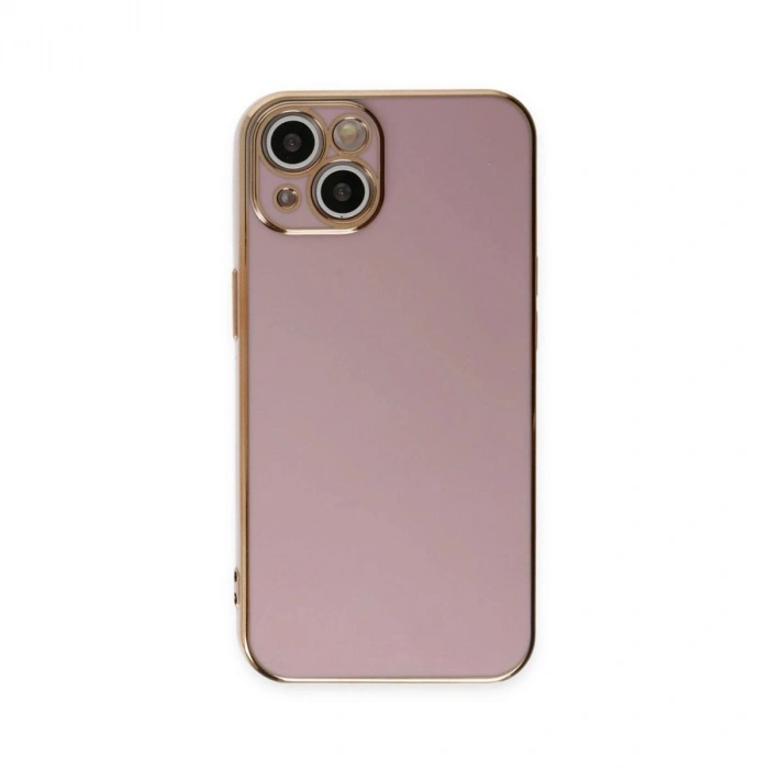 MARSİLYAN™- Apple İphone 15 Kılıf Volet Silikon - Mor