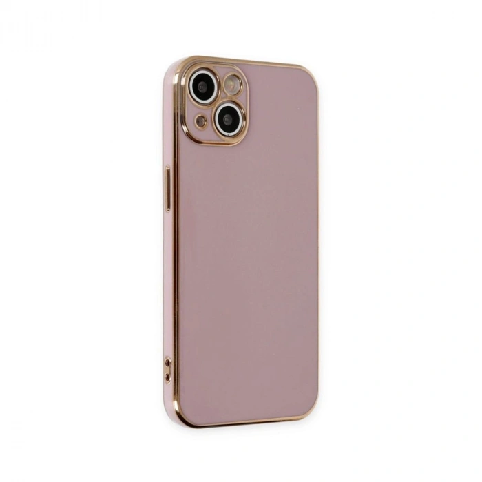 MARSİLYAN™- Apple İphone 15 Kılıf Volet Silikon - Mor