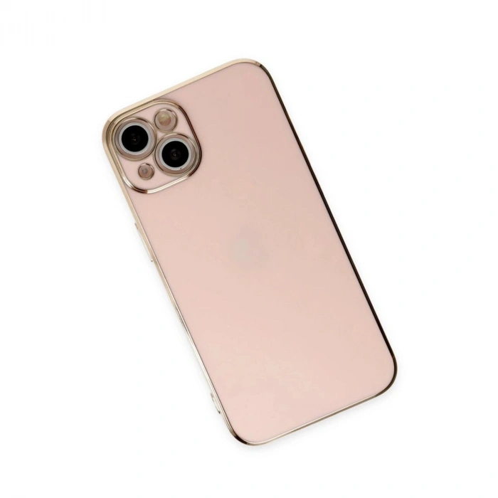 MARSİLYAN™- Apple İphone 15 Kılıf Volet Silikon - Pembe