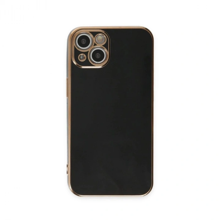 MARSİLYAN™- Apple İphone 15 Kılıf Volet Silikon - Siyah