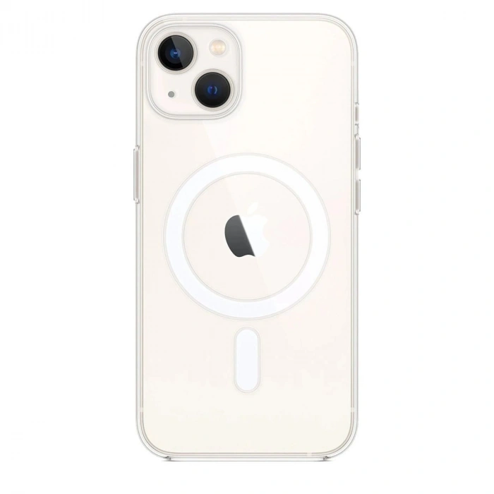 MARSİLYAN™- Apple İphone 15 Plus Kılıf Pc Real Magsafe Kapak - Şeffaf