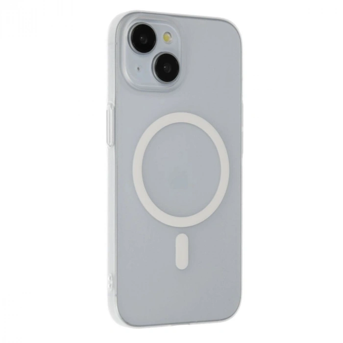 MARSİLYAN™-  Apple İphone 15 Plus Tuna Pc Slim Magsafe Kapak - Şeffaf