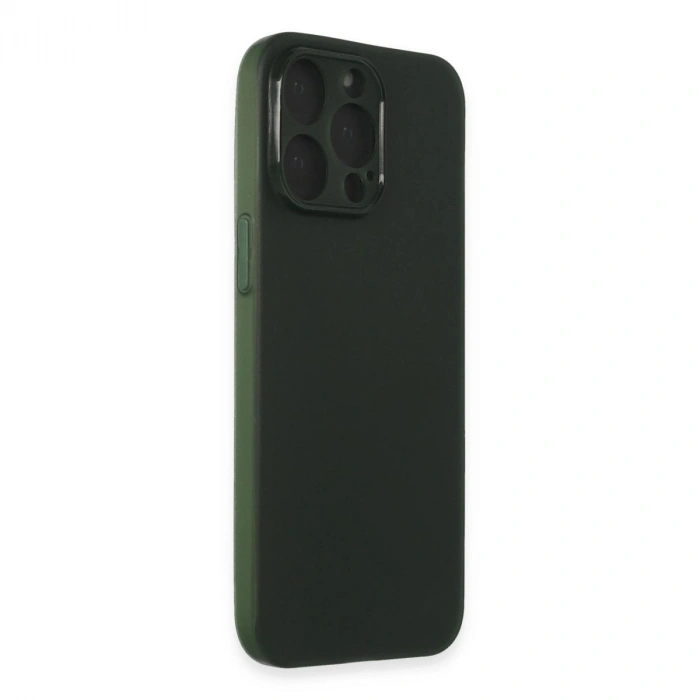 MARSİLYAN™- Apple İphone 15 Pro Kılıf Puma Silikon - Yeşil