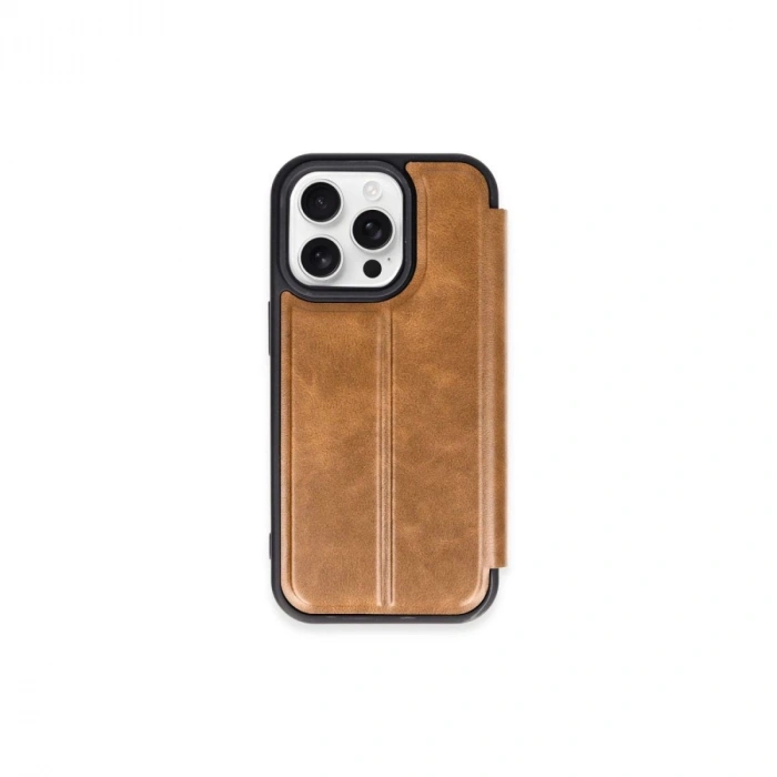 MARSİLYAN™- Apple İphone 15 Pro Max Kılıf Flip Cover - Taba