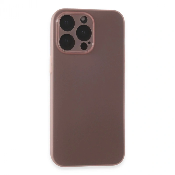 MARSİLYAN™- Apple İphone 15 Pro Max Kılıf Puma Silikon - Pembe