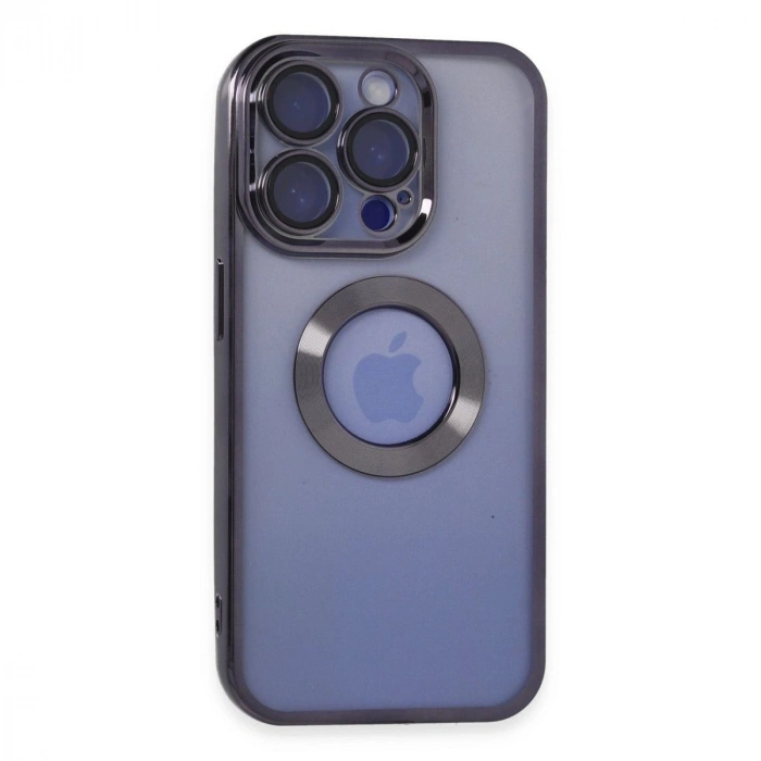 MARSİLYAN™- Apple İphone 15 Pro Max Kılıf Slot Silikon - Mor
