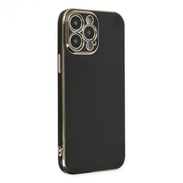 MARSİLYAN™- Apple İphone 15 Pro Max Kılıf Volet Silikon - Siyah