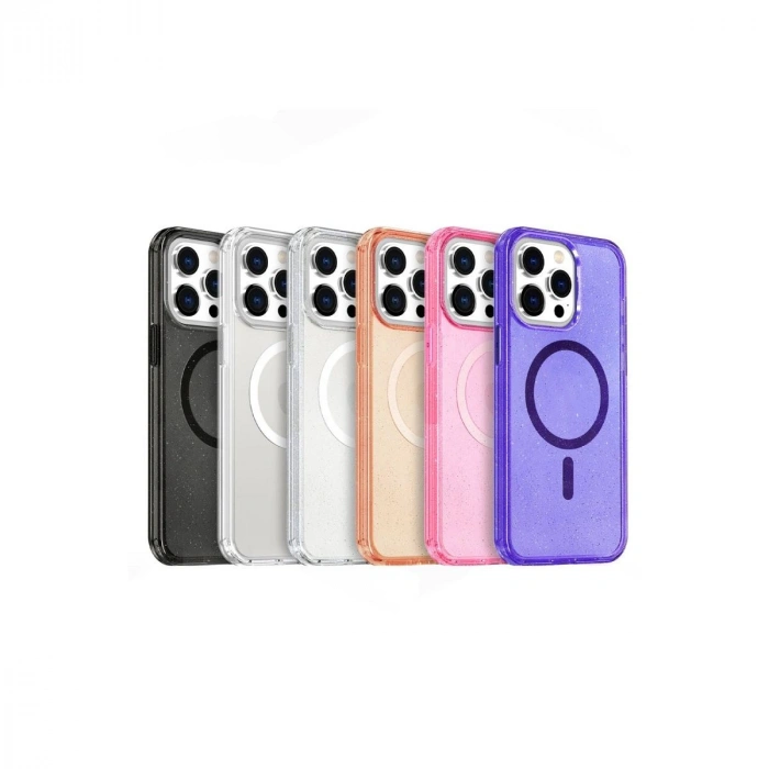 MARSİLYAN™-  Apple İphone 15 Pro Max  Magsafe Kapak - Şeffaf