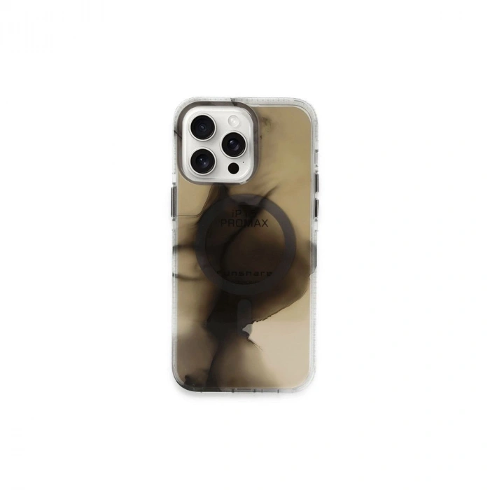 MARSİLYAN™-  Apple İphone 15 Pro Max Phantom Magsafe Kapak - Siyah