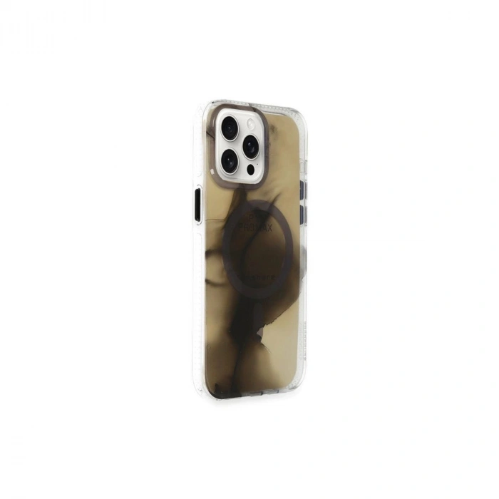 MARSİLYAN™-  Apple İphone 15 Pro Max Phantom Magsafe Kapak - Siyah