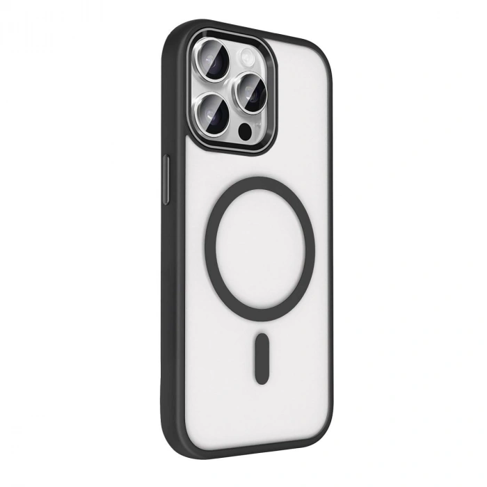MARSİLYAN™-  Apple İphone 15 Pro Max Terea Magsafe Kapak - Siyah